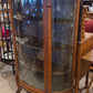 Rounded glass display cabinet, Victorian