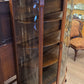 Rounded glass display cabinet, Victorian