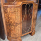 Art Deco cabinet/bar, burled walnut