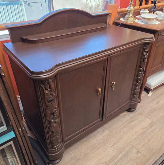 Dark mahogany sideboard/buffet