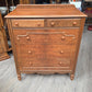 Vintage fruitwood/walnut chest of drawers