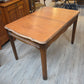 Walnut butterfly leaf table with 4 chairs