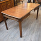 Walnut butterfly leaf table with 4 chairs