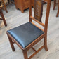 Walnut butterfly leaf table with 4 chairs