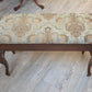 Upholstered piano bench with storage
