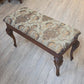 Upholstered piano bench with storage