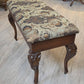 Upholstered piano bench with storage