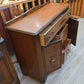 Walnut sideboard, bakelite handles