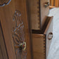 Walnut sideboard, bakelite handles