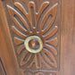 Walnut sideboard, bakelite handles