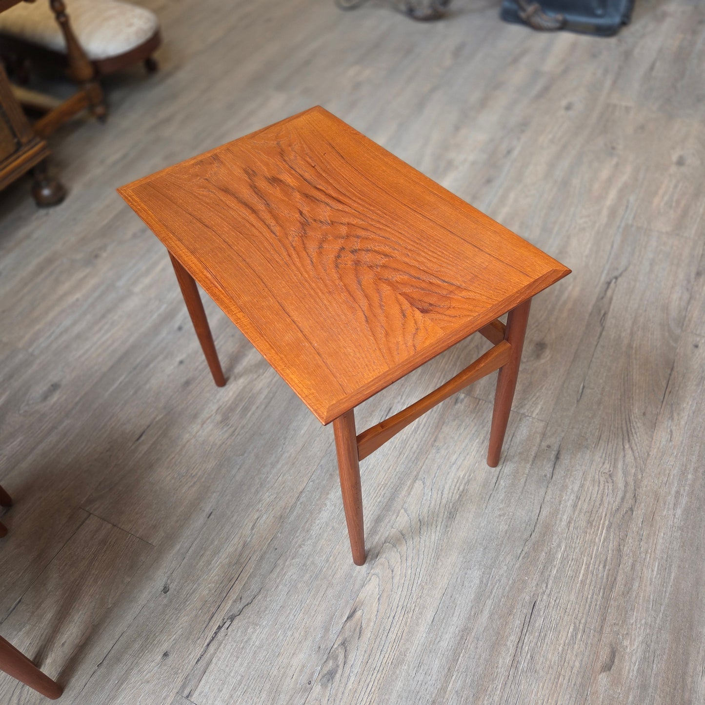 Poul Hundevad set of 3 teak nesting tables