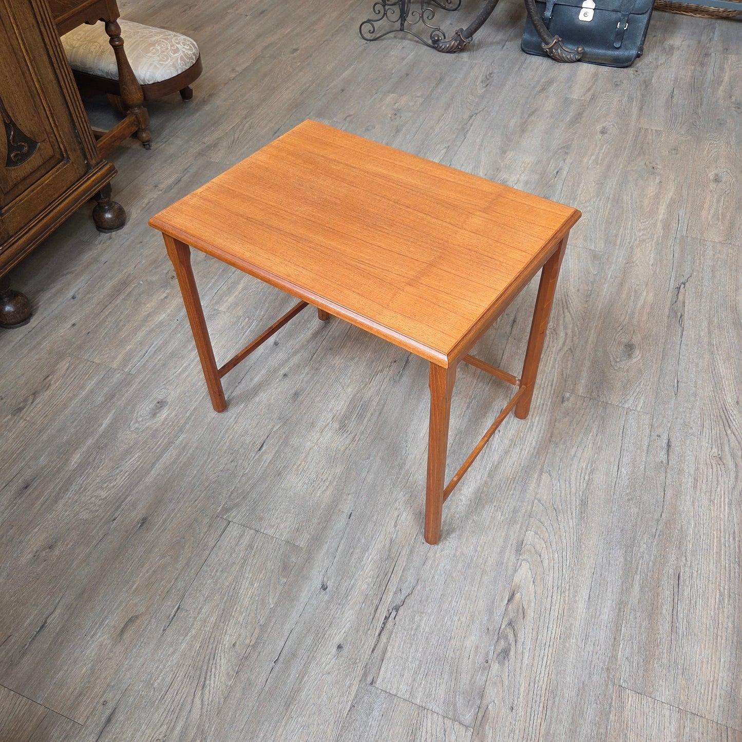 Set of 3 teak nesting tables, Made in Denmark