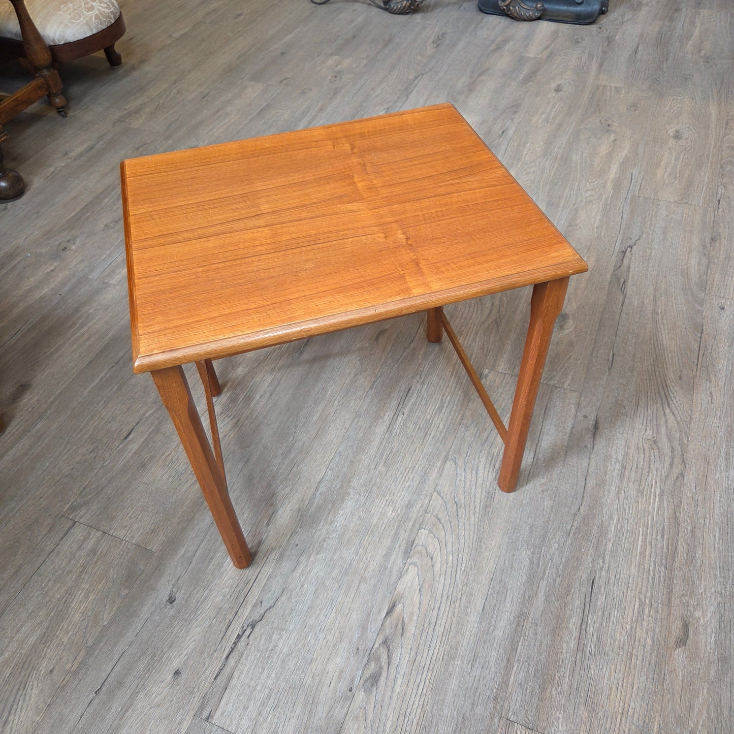 Set of 3 teak nesting tables, Made in Denmark