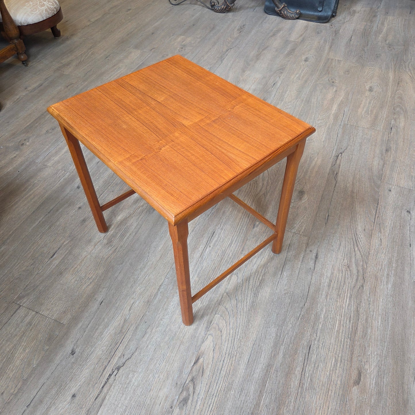 Set of 3 teak nesting tables, Made in Denmark