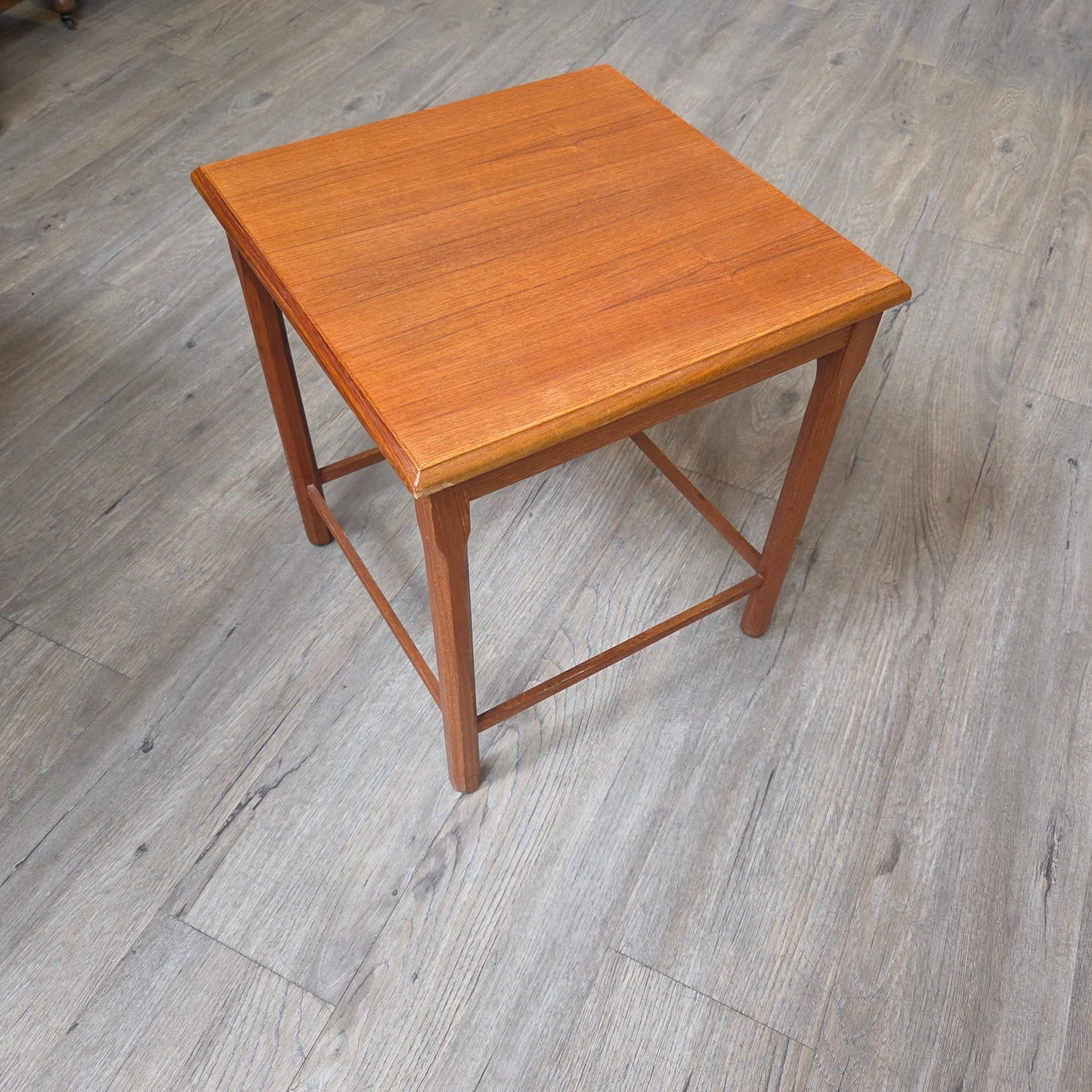 Set of 3 teak nesting tables, Made in Denmark