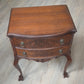 Gibbard night stand (converted from cutlery chest), burled walnut
