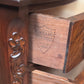 Gibbard night stand (converted from cutlery chest), burled walnut