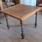 Antique barley twist "bistro" table plus 4 chairs