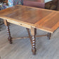 Antique barley twist "bistro" table plus 4 chairs