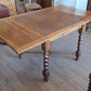 Antique barley twist "bistro" table plus 4 chairs