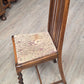 Antique barley twist "bistro" table plus 4 chairs