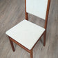 Set of 6 teak dining chairs