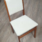 Set of 6 teak dining chairs