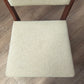 Set of 6 teak dining chairs