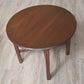 Round four legged coffee table