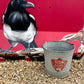 Vintage Metal pail, Galvanized Steel, Bucket, GSW, General Steel Wares