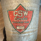 Vintage Metal pail, Galvanized Steel, Bucket, GSW, General Steel Wares