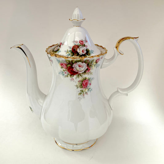 Royal Albert, Celebration, Coffeepot, Coffee pot, Vintage, Fine Bone China, Made in England