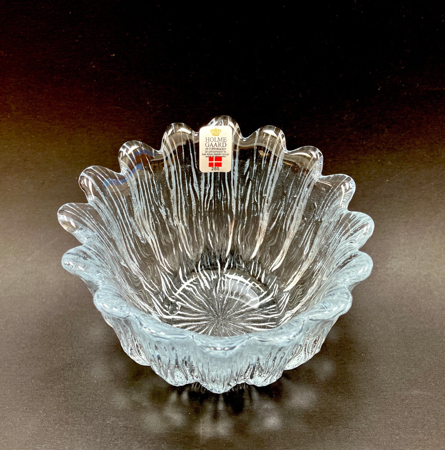 Holmegaard, Small Floral Shaped Bowl, Blossom Bowl, 285, Glass, Crystal, Copenhagen, Denmark, Sidse Werner