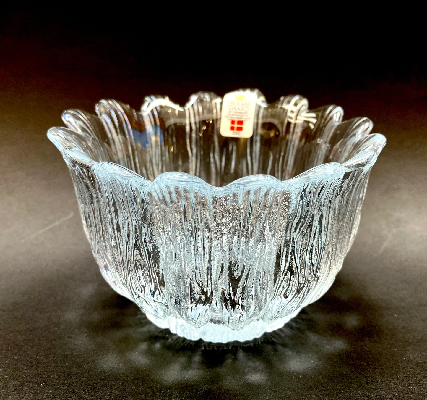 Holmegaard, Small Floral Shaped Bowl, Blossom Bowl, 285, Glass, Crystal, Copenhagen, Denmark, Sidse Werner