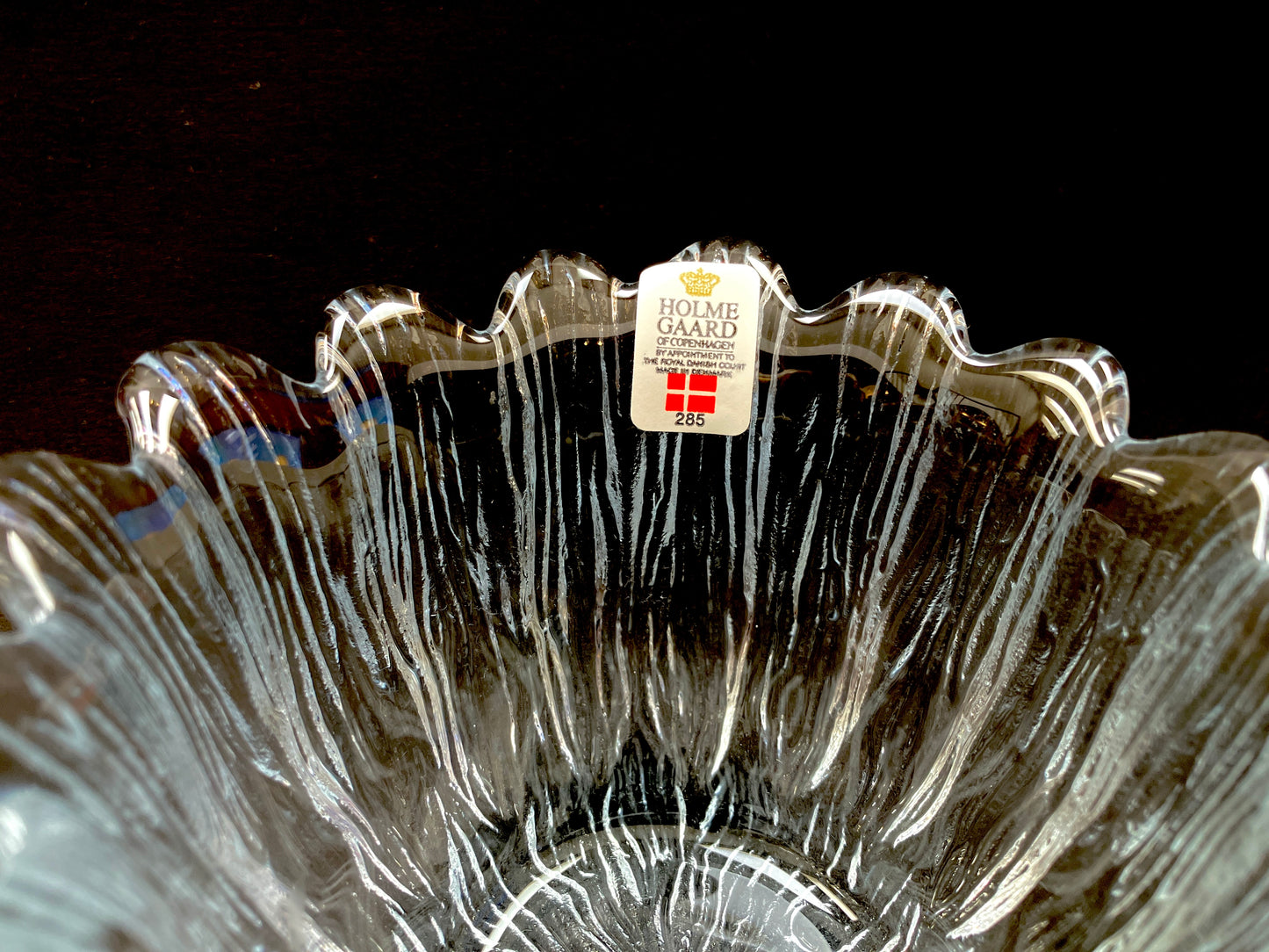 Holmegaard, Small Floral Shaped Bowl, Blossom Bowl, 285, Glass, Crystal, Copenhagen, Denmark, Sidse Werner