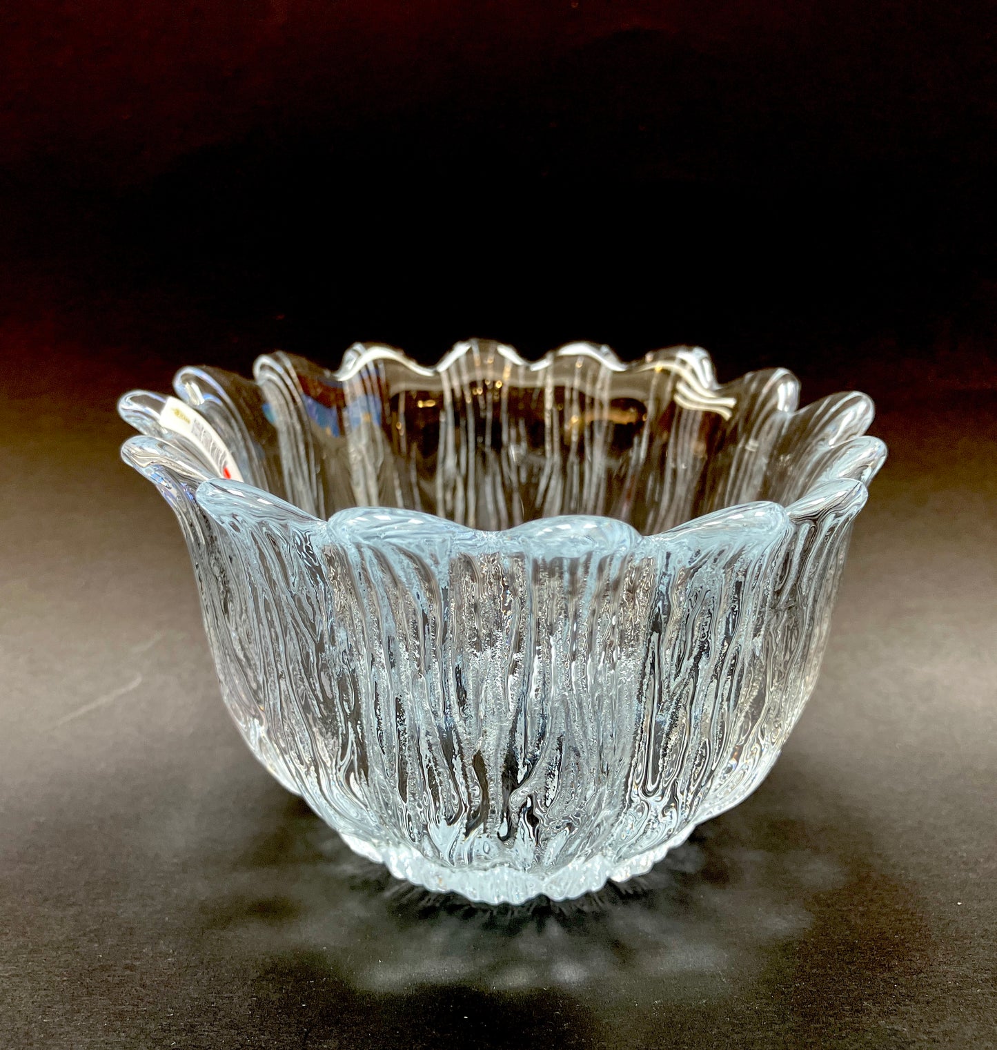 Holmegaard, Small Floral Shaped Bowl, Blossom Bowl, 285, Glass, Crystal, Copenhagen, Denmark, Sidse Werner