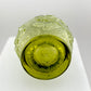 Olive Green, Imperial Glass,  Bud Vase, Open Rose, Vintage