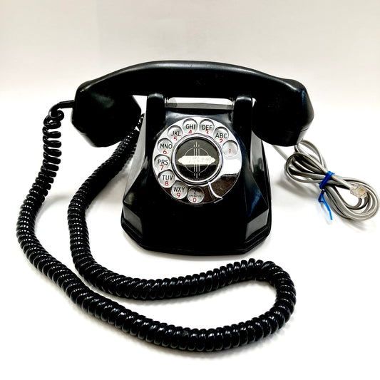 Automatic Electric, A40, Telephone, Bakelite, Black, Landline, Working, Refurbished