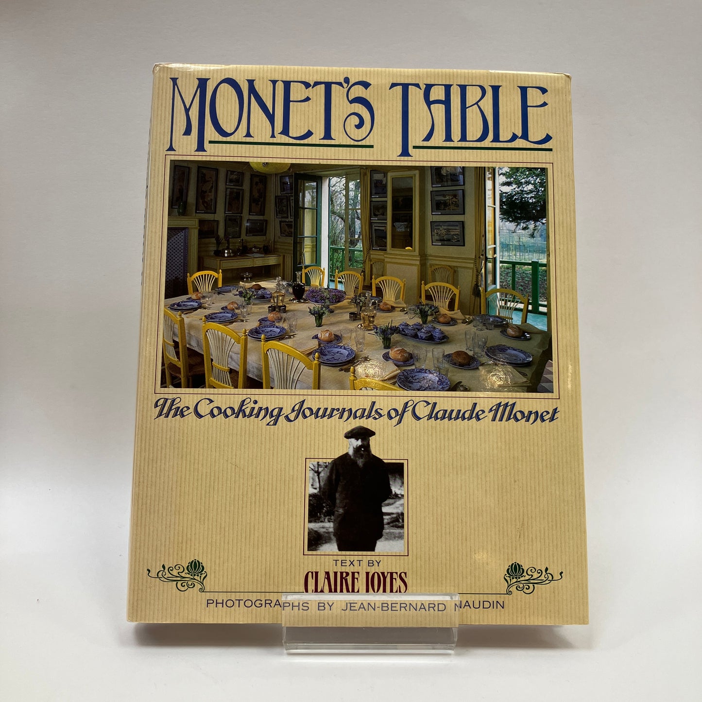 Monet's Table, The Cooking Journals of Claude Monet, First Edition, Claire Joyes, Simon and Schuster, 1989, Hardcover