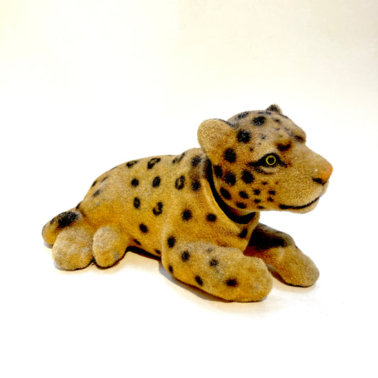 Bobble head, Leopard, Feline, Flocked, Vintage, (Josef's Originals), Figurine, Retro, ~1960s