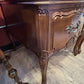 A Matched Pair of Fine Vintage Dark Wood End Tables (Coffee Tables)