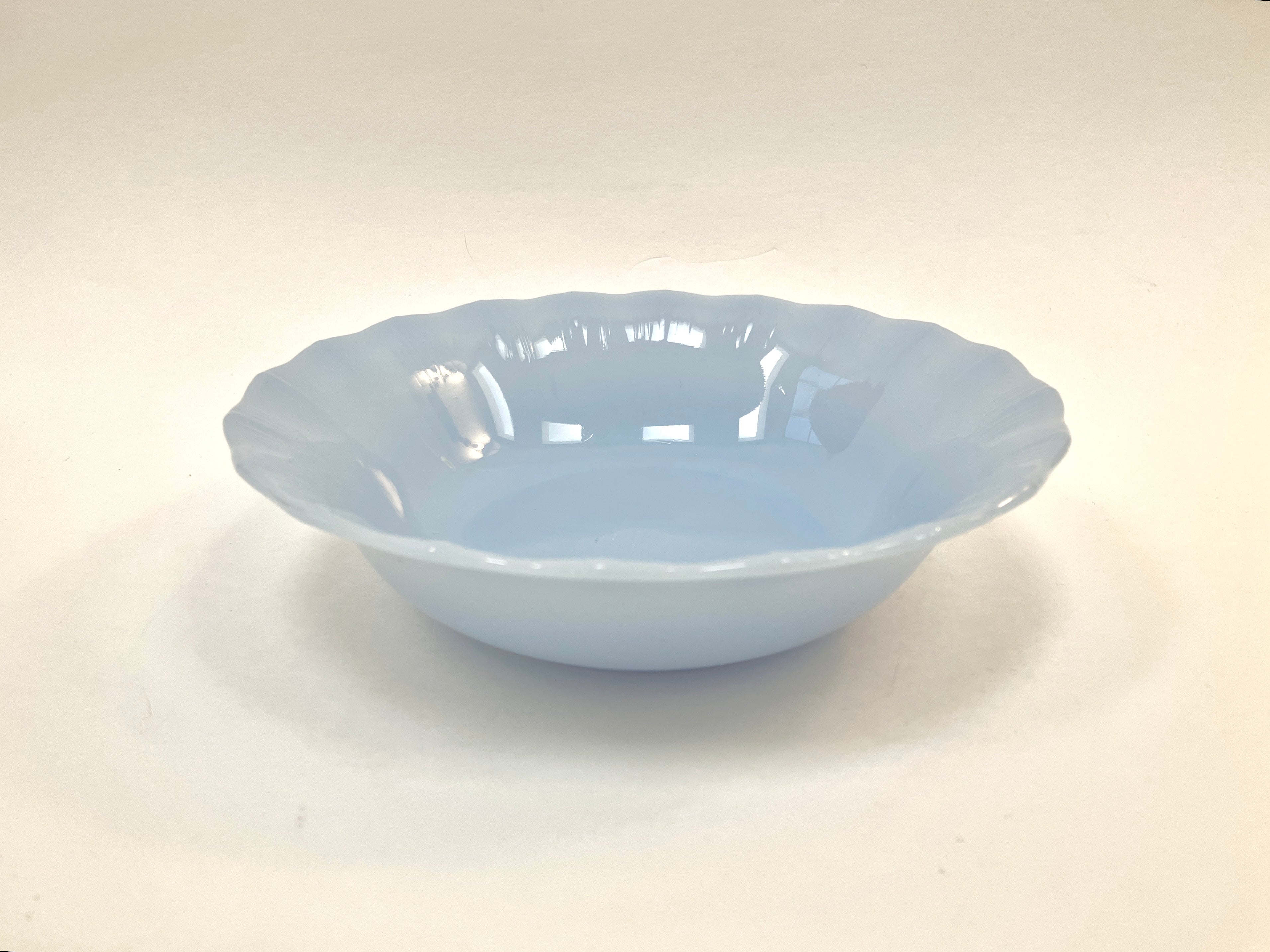 Pyrex, Delphite, Blue, Glass, Bowl, Cereal, Coupe, Vintage – Ibon Antiques