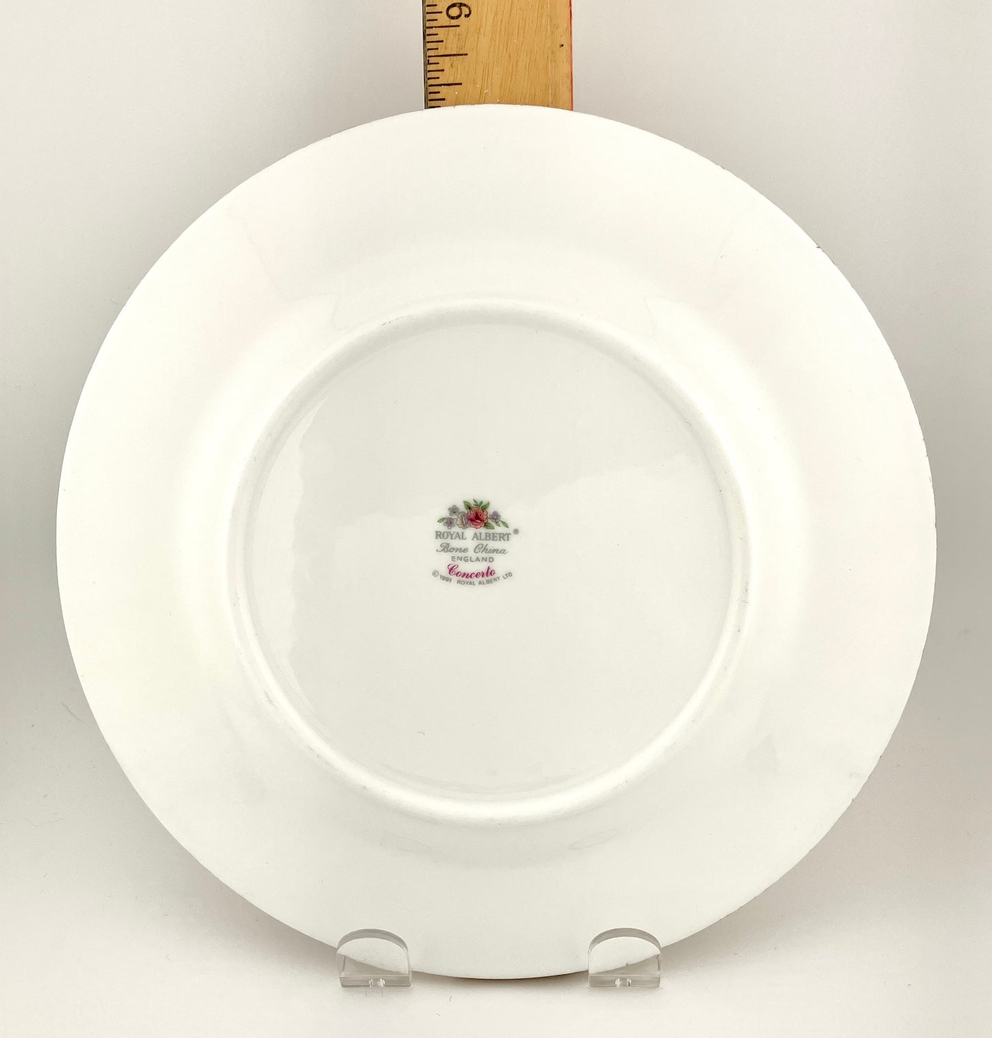 Royal Albert, Concerto, Salad Plate, 8", vintage, Made in England, Floral
