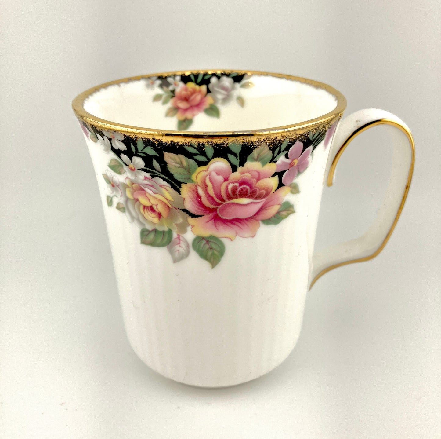 Royal Albert, Concerto, Mug, Coffee Mug, Vintage, Floral