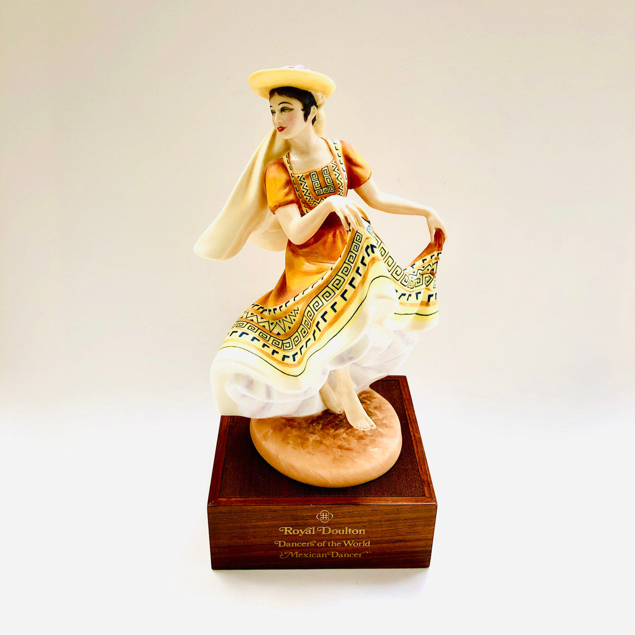 Royal Doulton, Dancers of the World, Mexican Dancer, Mexico, HN 2866, Figurine, Ceramic, Limited Edition, 1979, Peggy Davies, with Certificate