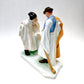 Herend, 5506, Figurine, Two Men, Gentlemen, Farewell, Handshake, Father and Son, Hungary, Porcelain, Vintage, Mid-Century,