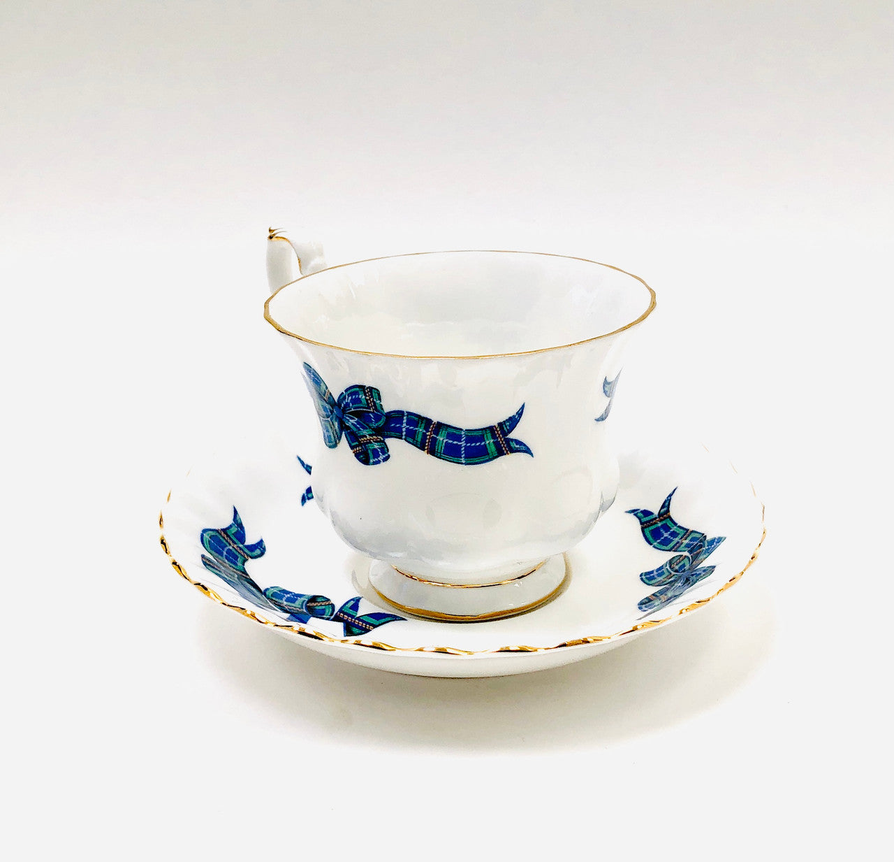 Royal Albert, Nova Scotia, Tartan, Montrose, Cup, Saucer, Teacup, Vintage, Steampunk