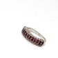 White Gold Natural Ruby Ring