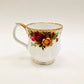 Royal Albert, Old Country Roses, Montrose, Mug, Coffee, Tea, Hot Chocolate, Vintage, Red, Roses, England,  Steampunk