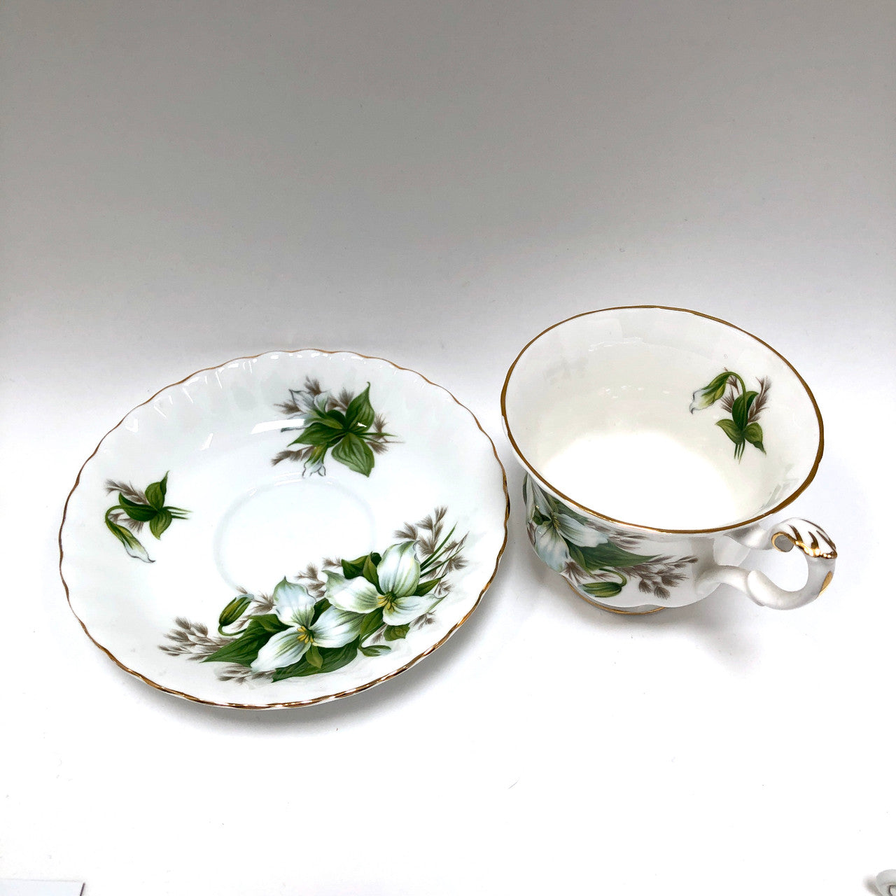 Royal Albert, Trillium, Cup and Saucer, Tea cup, Tea Cup, Vintage, England, Bone China